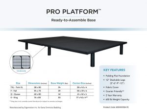 PRO PLATFORM Ready-to-Assemble Base