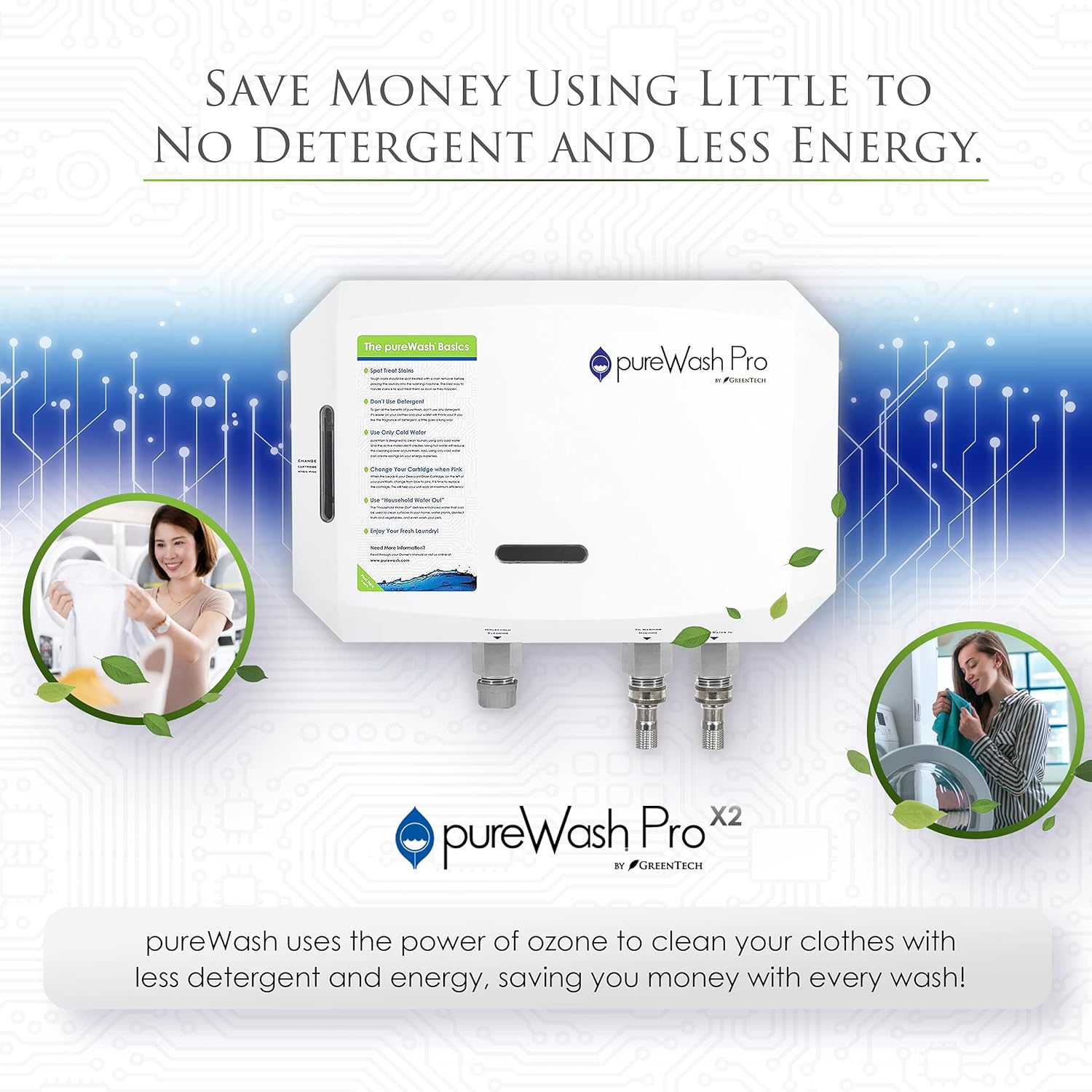 pureWash Pro Detergent Less Laundry System Wayman Services