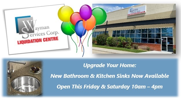 New Bathroom & Kitchen Sinks Now Available New Bathroom & Kitchen Sinks Now Available