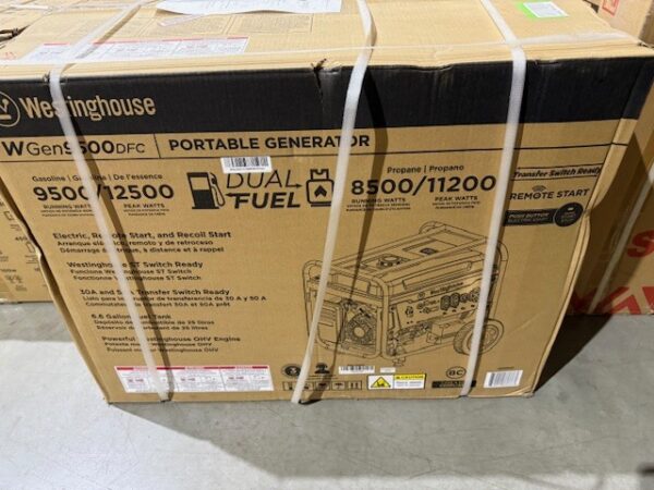 Westinghouse Portable Generator WGen9500DFC