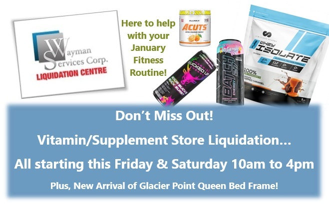 Liquidating a Vitamin & Supplements Store, due to an Insurance Claim